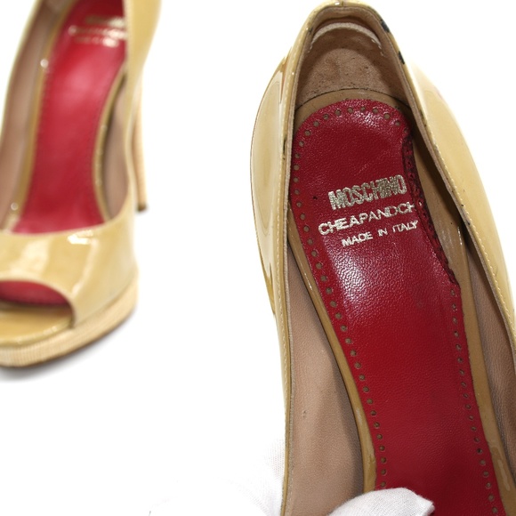 Moschino Cheap and Chic Peep Toe Pumps 38.5 - Picture 7 of 7